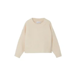 Name it Meisjes Beige Knit Trui Vajsa Buttercream