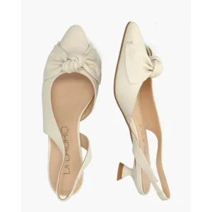 Di Lauro Danae Roomwit Dames Slingbackpumps