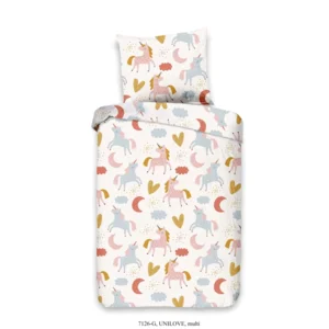 Kinder dekbedovertrek Lovely Unicorns-