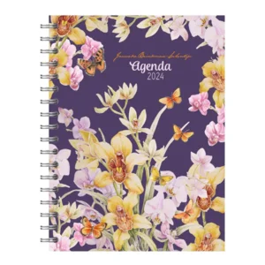 Bureau agenda - 2024 - Janneke Brinkman - Orchidee - 17,6x23,8cm