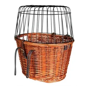 Trixie Fietsmand met Draadkoepel Voorop Naturel 44X48X33