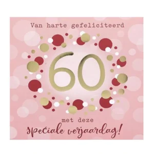 Kaart - Pop-up, licht & muziek - Speciale verjaardag, 60 - 009A