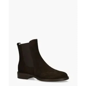 Lilian 12270 Donkerbruin Dames Chelseaboots