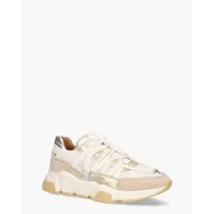 Dwrs Los Angeles Wit/Goud Damessneakers