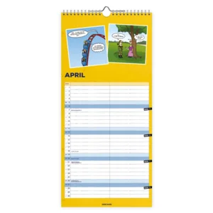 Kalender - 2025 - Evert Kwok - Life planner for 2 - 21x45cm
