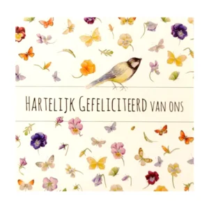 Kaart - JBS - Hartelijk gefeliciteerd van ons - JBG037