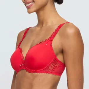 Marie Jo Voorgevormde bh: Jane, True red, Europese Maten  ( MJO.263 )