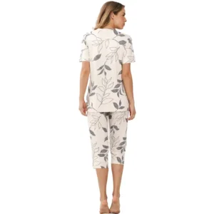 Pastunette –  Leaf Shadows - Pyjama – 121251-218-1 – Beige