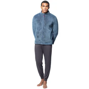 Egatex ( Soy ) Kamerjas Heren: Winter, Blauw, zeer warm, kort met rits ( EGA.492 )