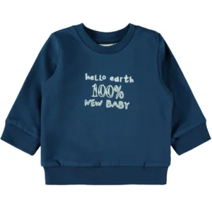Name-it Newborn Jongens Sweater Lepan Gibraltar Sea