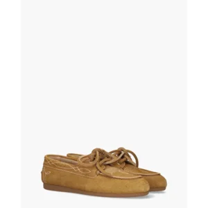 Posa Boat Loafer Prairie Camel Dames Veterschoenen