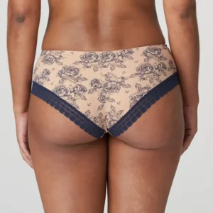 Prima Donna Twist Matama shorty in huidskleur en blauw