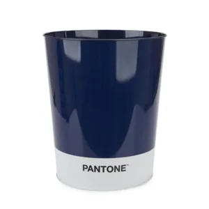 Prullenbak Pantone 10 L Tin Blauw / Wit