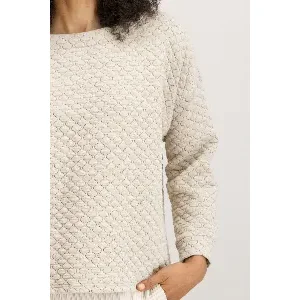 Signe Nature dames pull: Ecru lange mouw ( Signe.1336 )