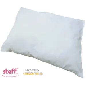 Steff - Hoofdkussen - 30 x 40 cm - 100% percal katoen - kwaliteitslabel OEKO-TEX standard 100
