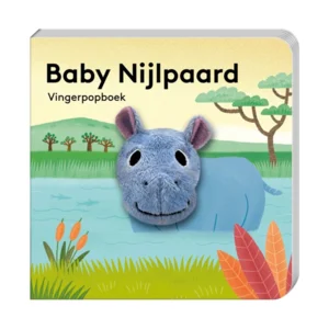 Boek - Vingerpopboek - Baby nijlpaard