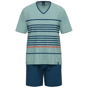 Ammann heren pyjama: Gestreept, tot 3XL ( AMM.552 )