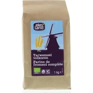 Ekoland tarwemeel volkoren (1 kg)
