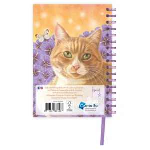 Spiraal agenda - 2026 - Franciens katten - Merah - 11x15.5cm