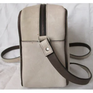 Handtas Lindsay Handgemaakt - 100% Leder Beige/ Bruin