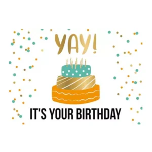 Kaart - Daisy - Yay it's your birthday - DSY042