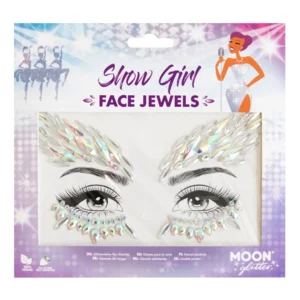 Gezicht diamantjes Show Girl - Strass steentjes voor op het gezicht