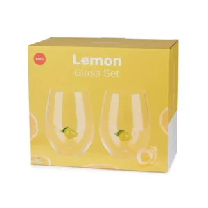 Balvi Glazenset Citroen 500ml x2 Glas