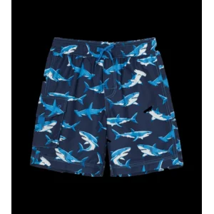 Hatley Jongens UV Zwemshort Deep Sea Sharks