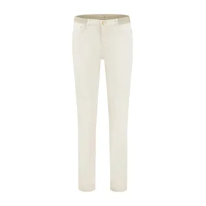 Para Mi Broek Angela Elastic: Off White, Color Denim ( PARA.250 )