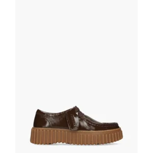 Clarks Originals Torhill Bee Donkerbruin Dames Veterschoenen
