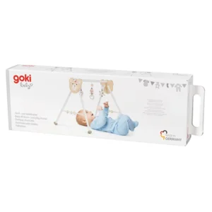 Speeltrainer - Babygym - Beer - Op 4 hoogtes verstelbaar - 63x55x53cm