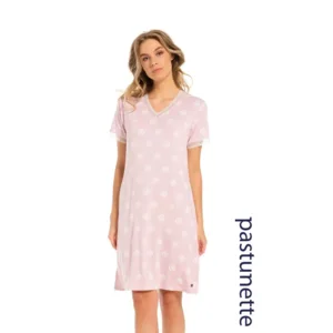 Pastunette Nachthemd Dames: Korte mouw, Tencel ( PAS.30 )