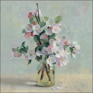 Kaartenmapje - 2 x 4 designs - Henk helmantel - Flowers - 12x12cm