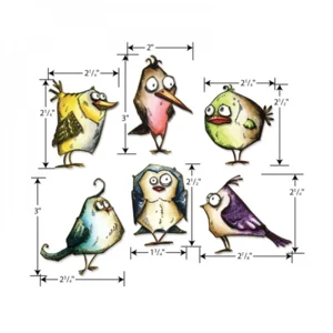 Sizzix Framelits Die Set 18PK Bird Crazy