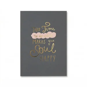 Kaart - Words up - Take time to do what makes your soul happy - GBA.0031