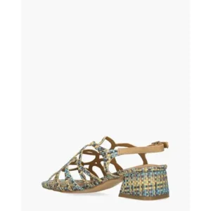 Lisa & Jo Wanita Blauw Dames Slingbackpumps
