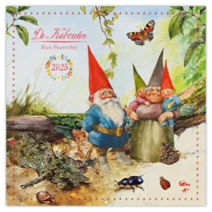 Kalender - 2025 - Rien Poortvliet - Kabouter - 30x30cm