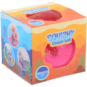 Squishy - Zachte oceaanbol - 1 stuks - Willekeurig geleverd