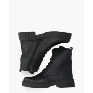 Cypres Uta Zwart Dames Veterboots