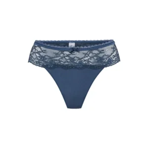 Lingadore Daily string in denim blauw