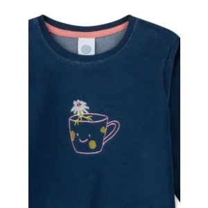 Sanetta Pyjama Meisjes: Badstof, Mokje ( SAN.131 )