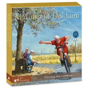 Kaartenmapje - 2 x 4 designs - Marius van Dokkum - Still going strong - 12x12cm