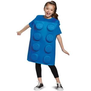 LEGO carnaval verkleedkostuum Steen blauw - 4-6 jaar