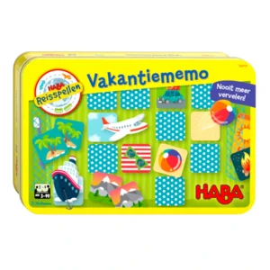 Spel - Reisspel - Vakantiememo - Magnetisch - In blik - 3+