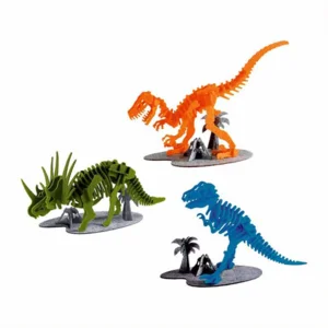 3D vilten dino skelet puzzel - Tyrannosaurus