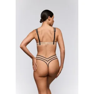 Sarda Yulimar beugel bh in zwart en nude