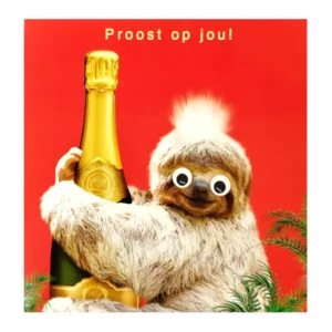 Kaart - Fun - Proost op jou, luiaard - C2945A
