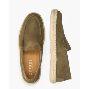 Cypres Raf Olijfgroen Herenloafers
