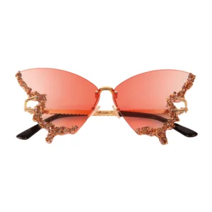 Vlinderzonnebril – Roze– Fashion Accessoire