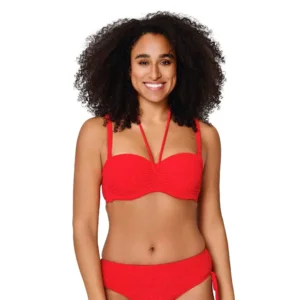 Lingadore Ribble strapless bikini in rood
